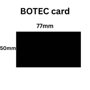 BOTEC card