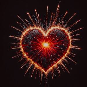 strahlendes Herz